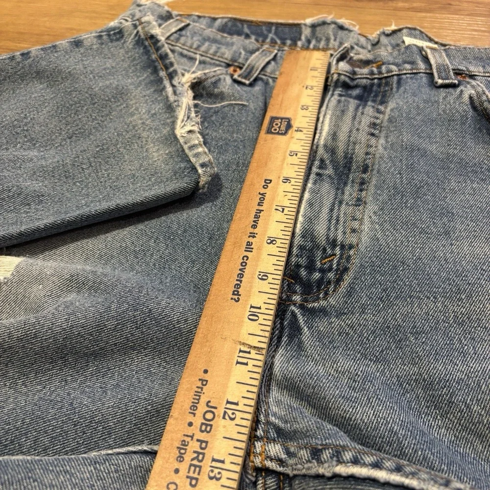 VTG 1997 Levis 505 Orange Tab Jeans Mens 34x31 Made In USA Distressed Faded 90s